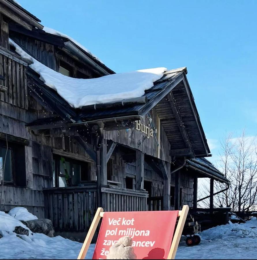 Chalet Burja At Vogel Mountain - Cable Car Access Or Hiking - Not Reachable With Car 博希尼 外观 照片