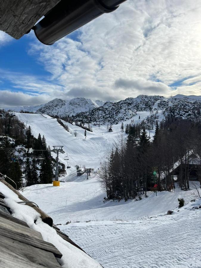 Chalet Burja At Vogel Mountain - Cable Car Access Or Hiking - Not Reachable With Car 博希尼 外观 照片