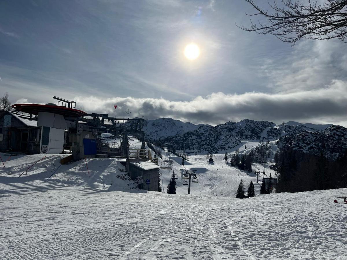 Chalet Burja At Vogel Mountain - Cable Car Access Or Hiking - Not Reachable With Car 博希尼 外观 照片