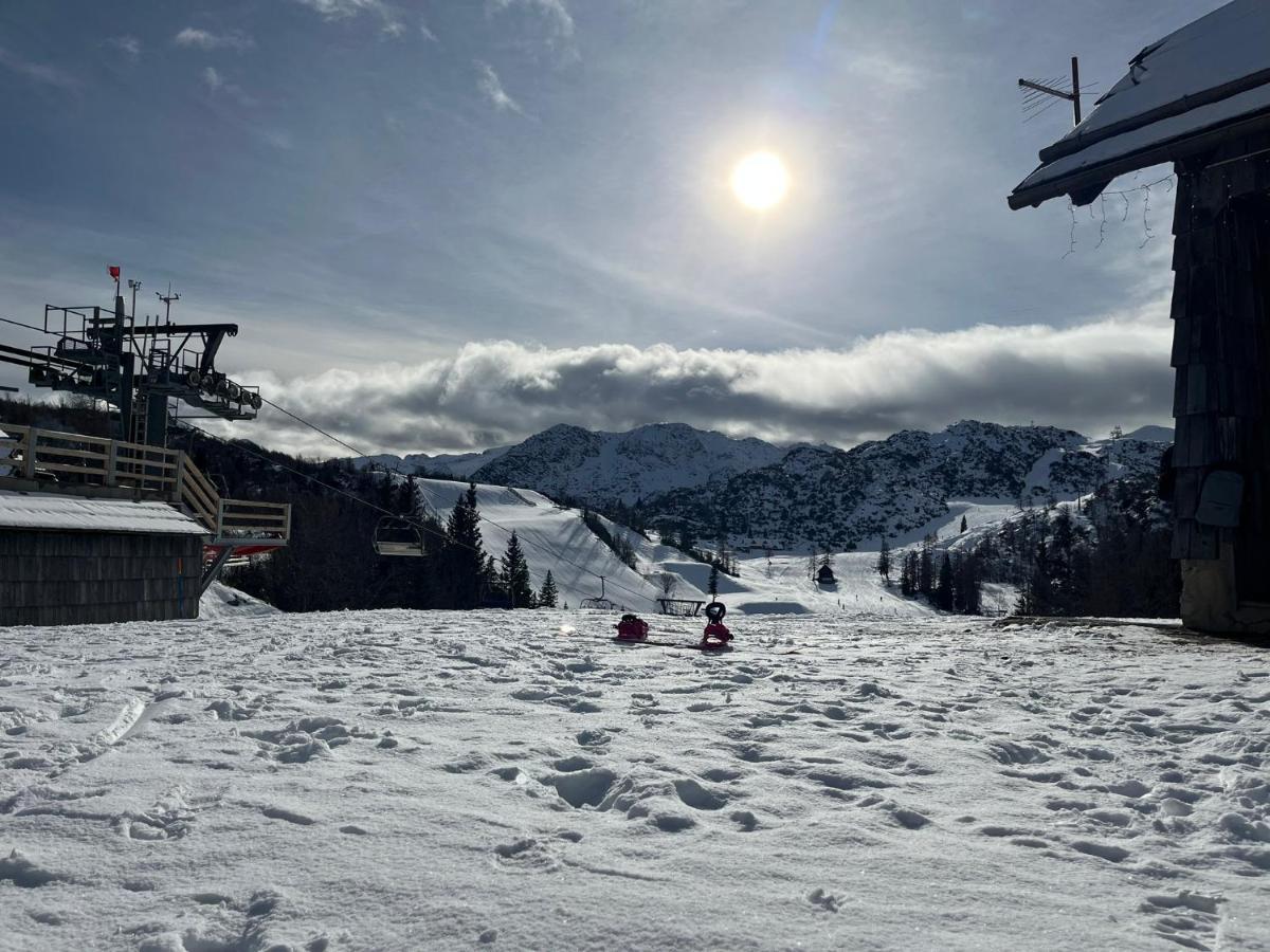 Chalet Burja At Vogel Mountain - Cable Car Access Or Hiking - Not Reachable With Car 博希尼 外观 照片