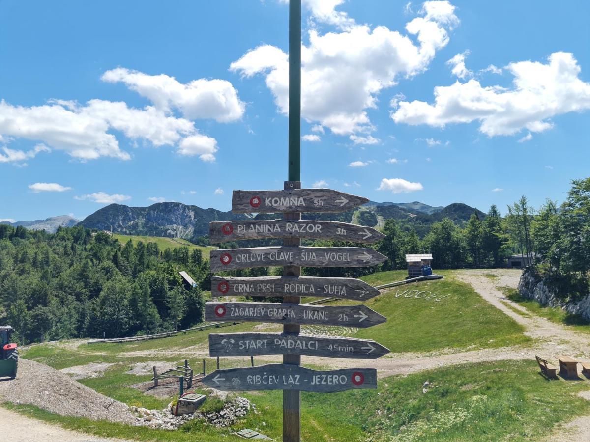 Chalet Burja At Vogel Mountain - Cable Car Access Or Hiking - Not Reachable With Car 博希尼 外观 照片