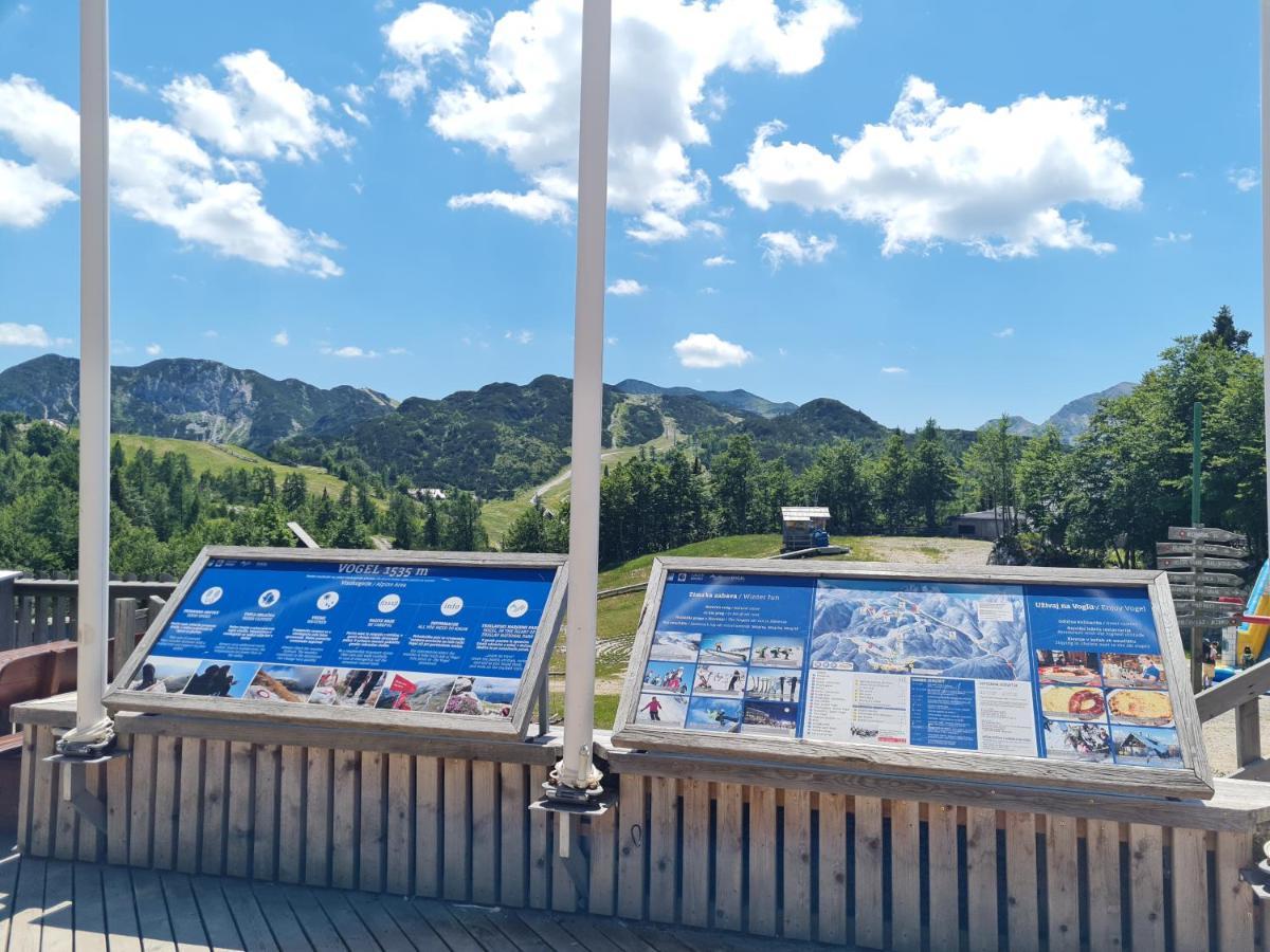 Chalet Burja At Vogel Mountain - Cable Car Access Or Hiking - Not Reachable With Car 博希尼 外观 照片